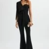 EMELIE Fit & Flare Tailored Trouser In Black -Lavish Alice LA 182JT43 BLK 4814