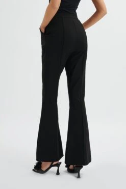EMELIE Fit & Flare Tailored Trouser In Black -Lavish Alice LA 271BM48 BLK 4941