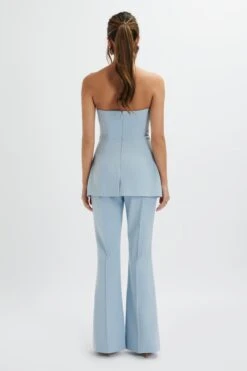 MACIE Bandeau Tailored Jumpsuit In Cornflower Blue 9 MACIE Bandeau Tailored Jumpsuit In Cornflower Blue -Lavish Alice LA 271JS43 BLU 7785