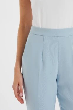 VANESSA Tapered Leg Trouser In Cornflower Blue -Lavish Alice LA 272BM44 BLU 3546