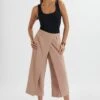 SIYA Wrap Culotte Trousers In Camel -Lavish Alice LA 272BM76 CML 7192