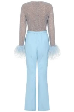 MYLA Beaded Sequin Jumpsuit In Baby Blue 15 MYLA Beaded Sequin Jumpsuit In Baby Blue -Lavish Alice LA 31JS29A BLU 3