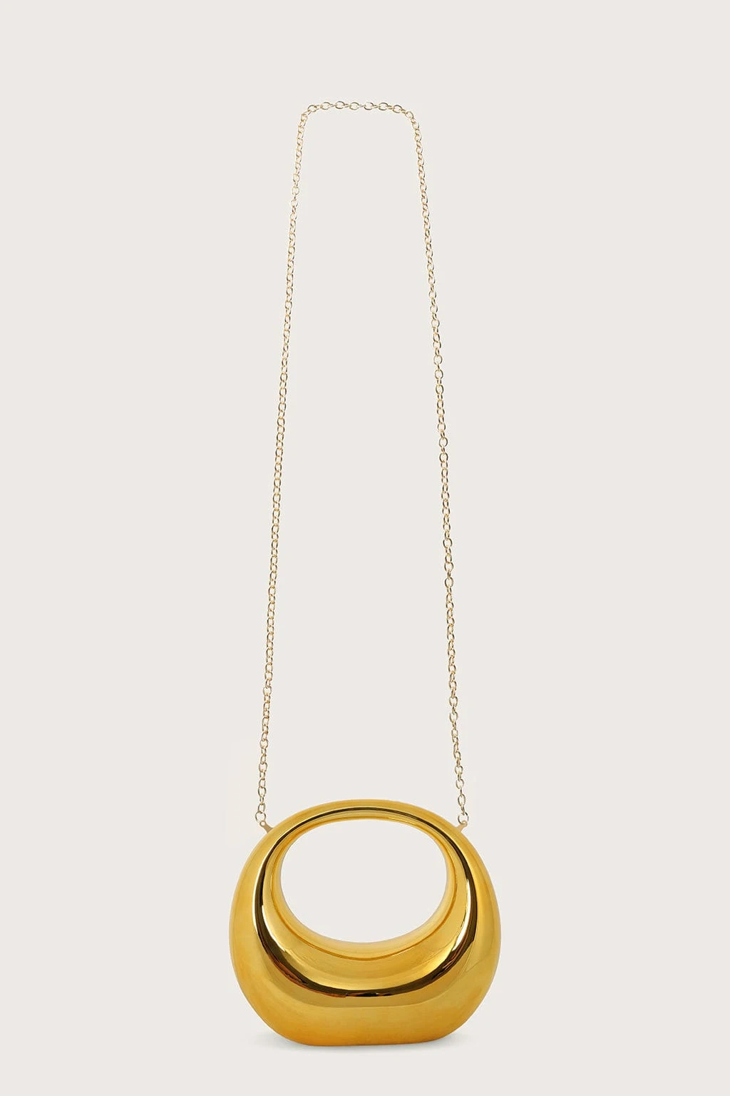 VIVIANA Sculptural Acrylic Clutch Bag In Gold 5 VIVIANA Sculptural Acrylic Clutch Bag In Gold - Image 3